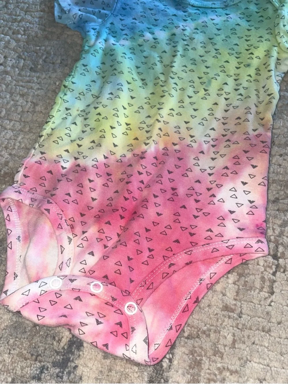Carters tie dye bodysuit size 24 months